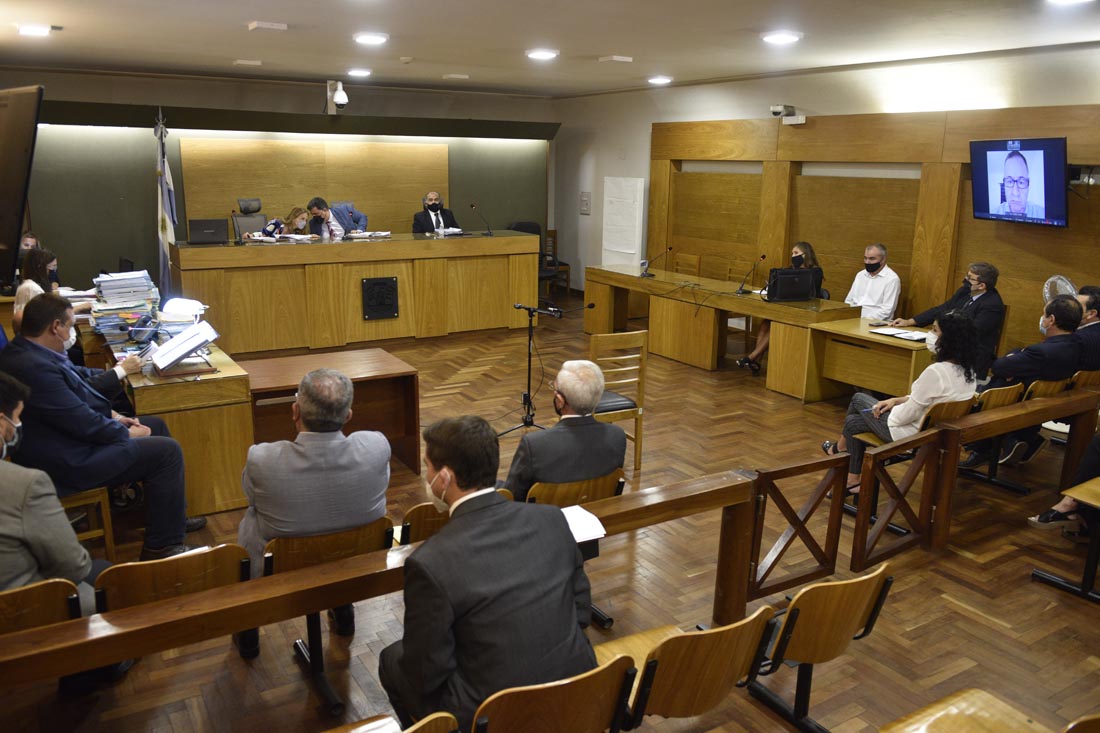 El juicio por la explosión de la química Raponi se realiza en la Cámara 4ª del Crimen de Córdoba. (Ramiro Pereyra / La Voz)