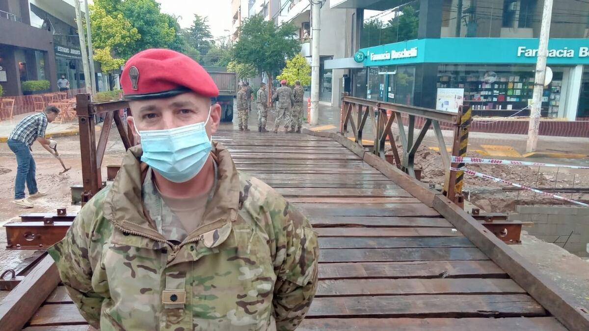 El Ejército Argentino intervino a pedido de la Municipalidad. (El Diario de Carlos Paz)