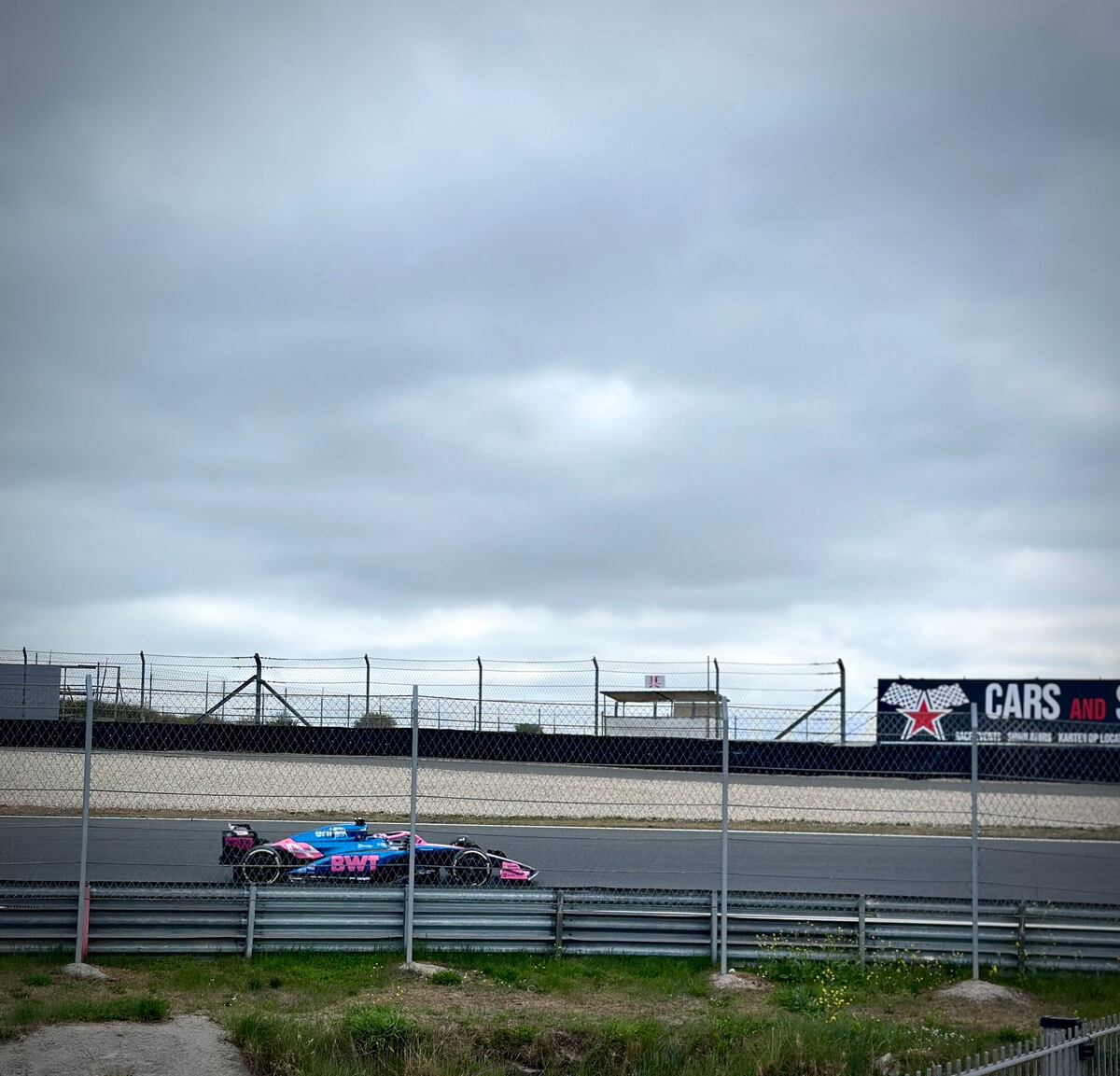 Fotos tomadas por Ashna Beek, simpatizante de Colapinto en Zandvoort. Estuvo dos horas probando el modelo del 2023 de Alpine.