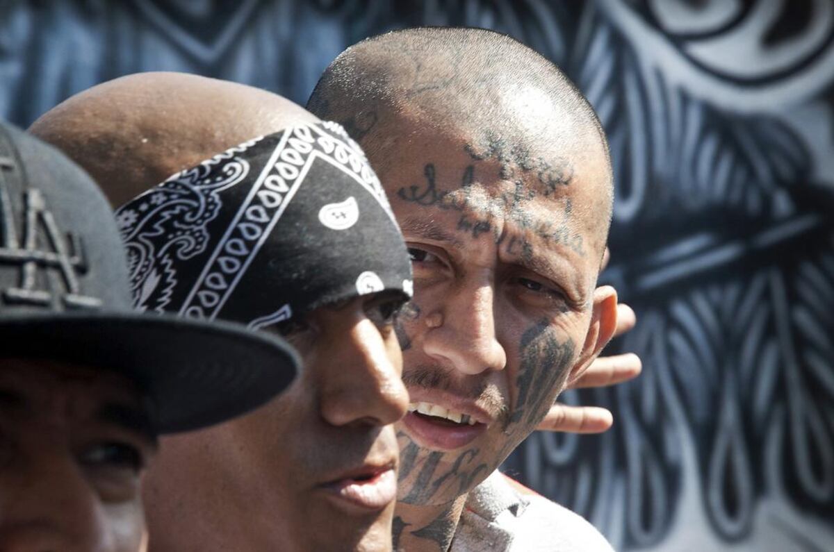Líderes de la Mara Salvatrucha. 