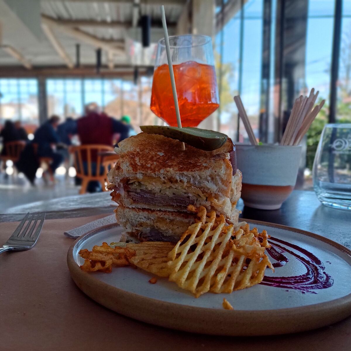 Sandwich pastrón.