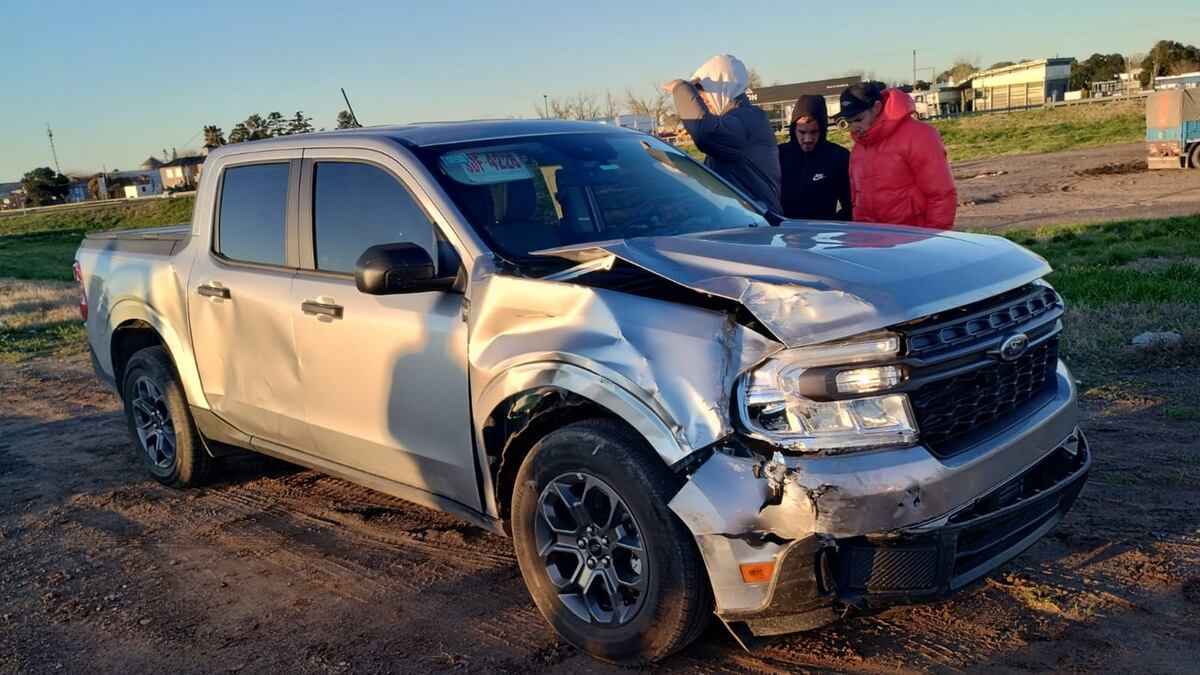 Dos hinchas liberados de la “U” de Chile se perdieron y chocaron en Junín: uno pertenece a la Fuerza Aérea. (Gentileza)