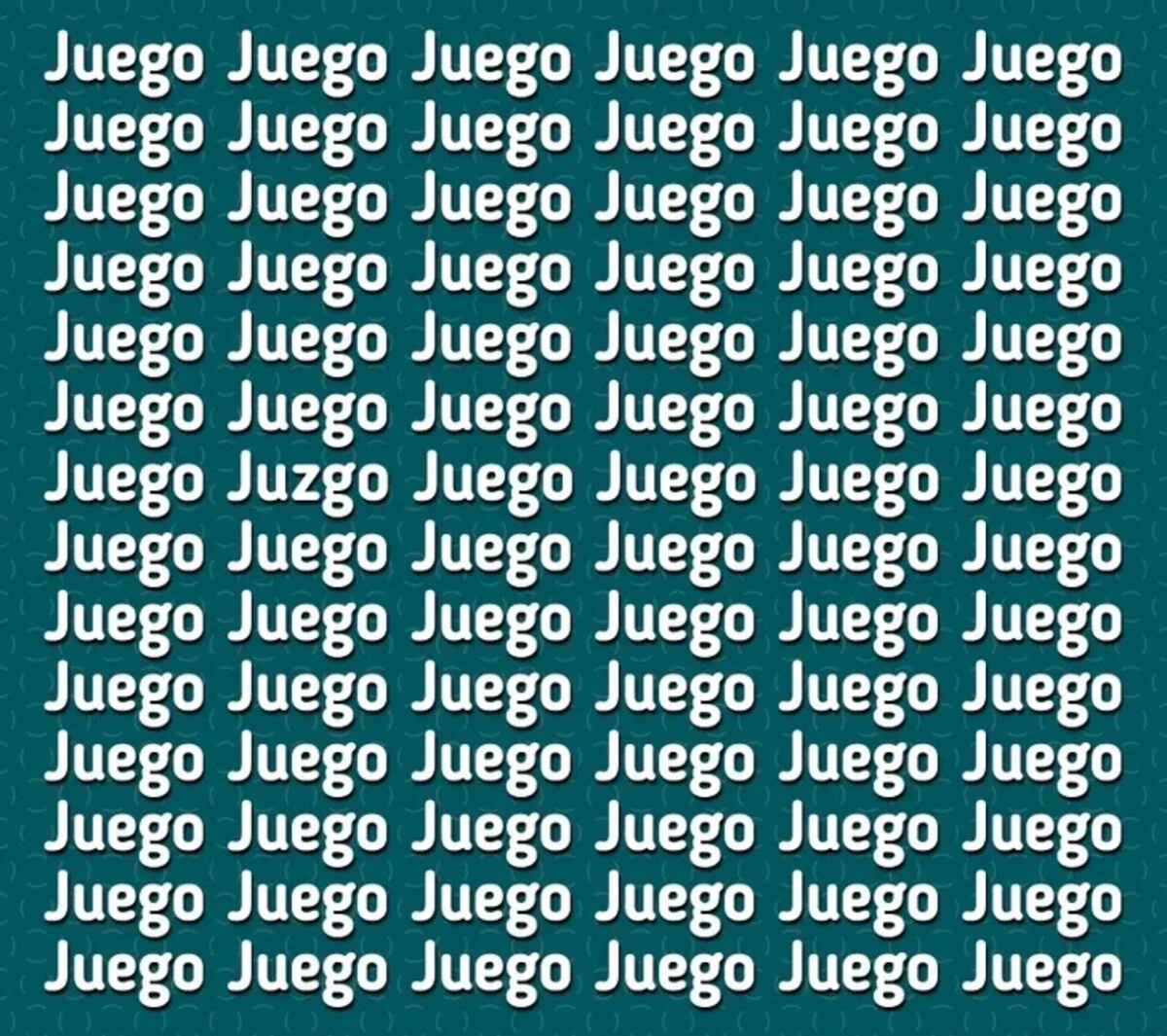 El acertijo visual.