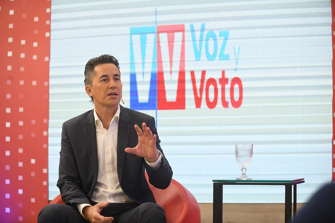 Manuel Fernando CalvoMinistro de Gobierno de la Provincia de Córdoba en Voz y Voto ( Ramiro Pereyra /La Voz)
