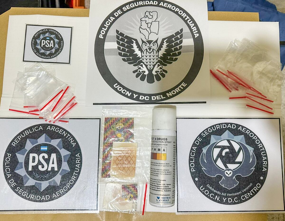 Detenidos y secuestro de drogas. (PSA)