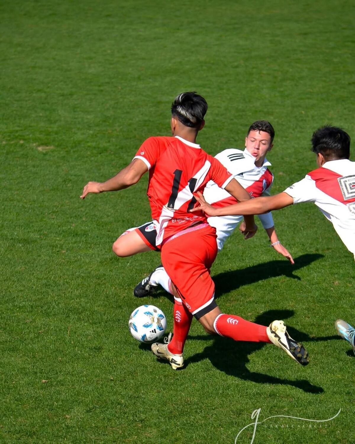 Bastian Demichelis, jugador de las inferiores de River. (Instagram Bastian Demichelis).