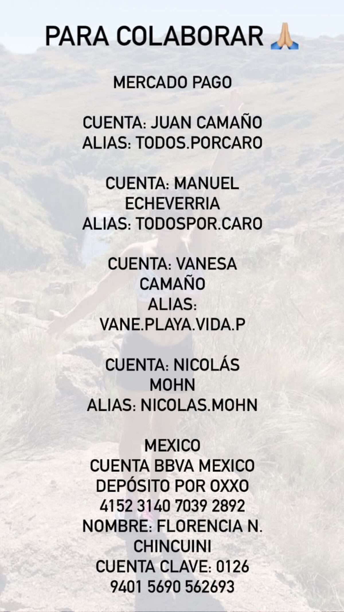 La familia de Carolina continúa solicitando ayuda económica a todas las personas que puedan a aportar. (Camaño) 