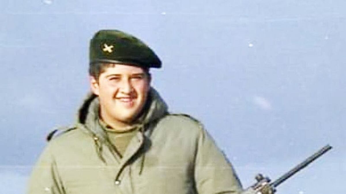 Jorge Aisama perteneció al Regimiento de Infantería 25.