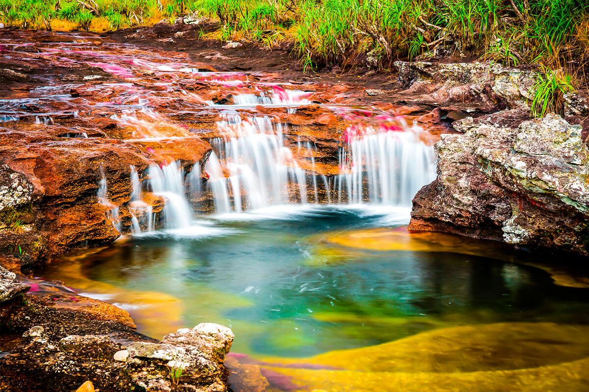 Caño Cristales, el río de siete colores en Colombia. (Foto: Colombia Turismo)