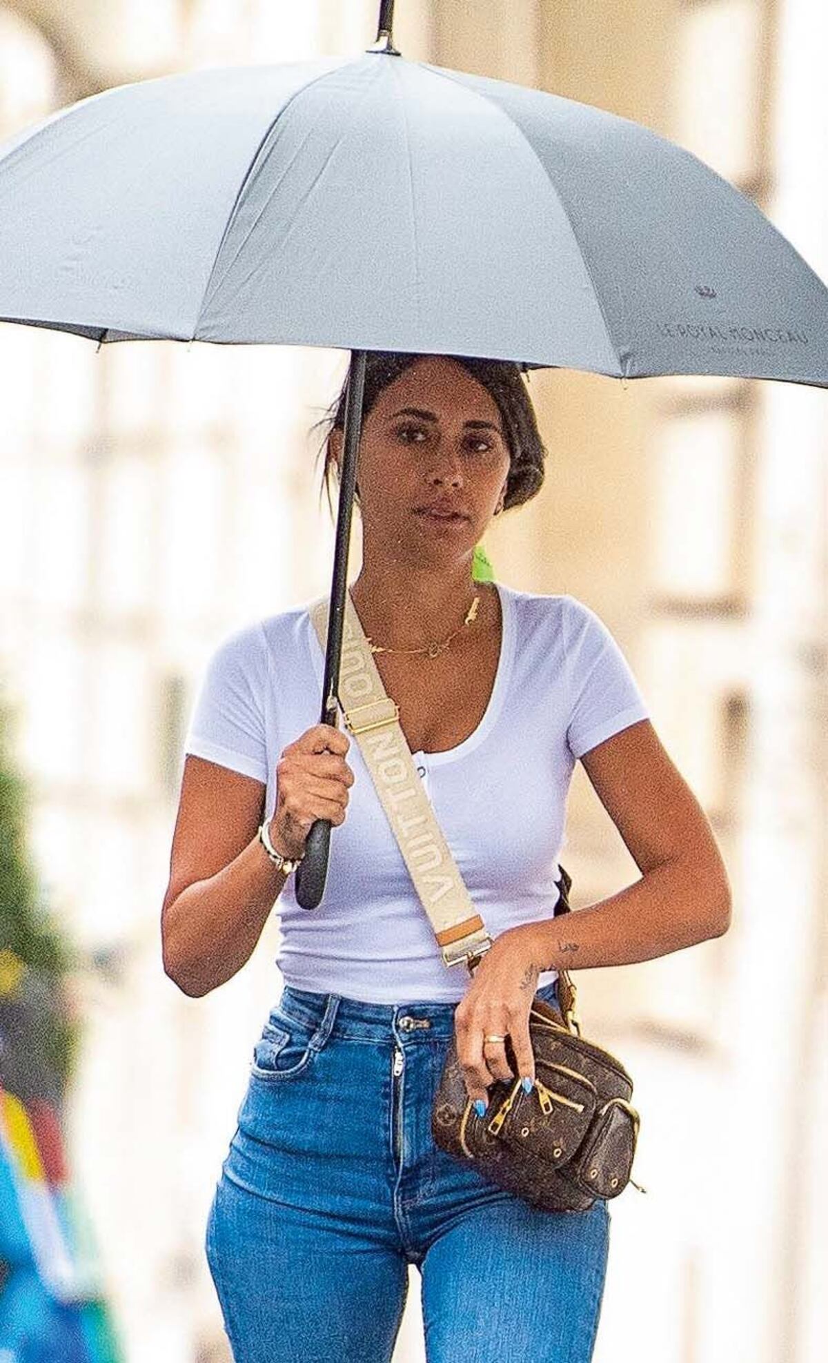 El look que eligió Roccuzzo para la tarde en familia