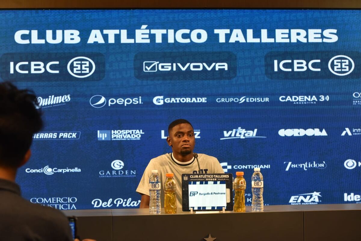 Luis Miguel Angulo, nuevo refuerzo de Talleres. Viene de Colombia. (Facundo Luque La Voz)