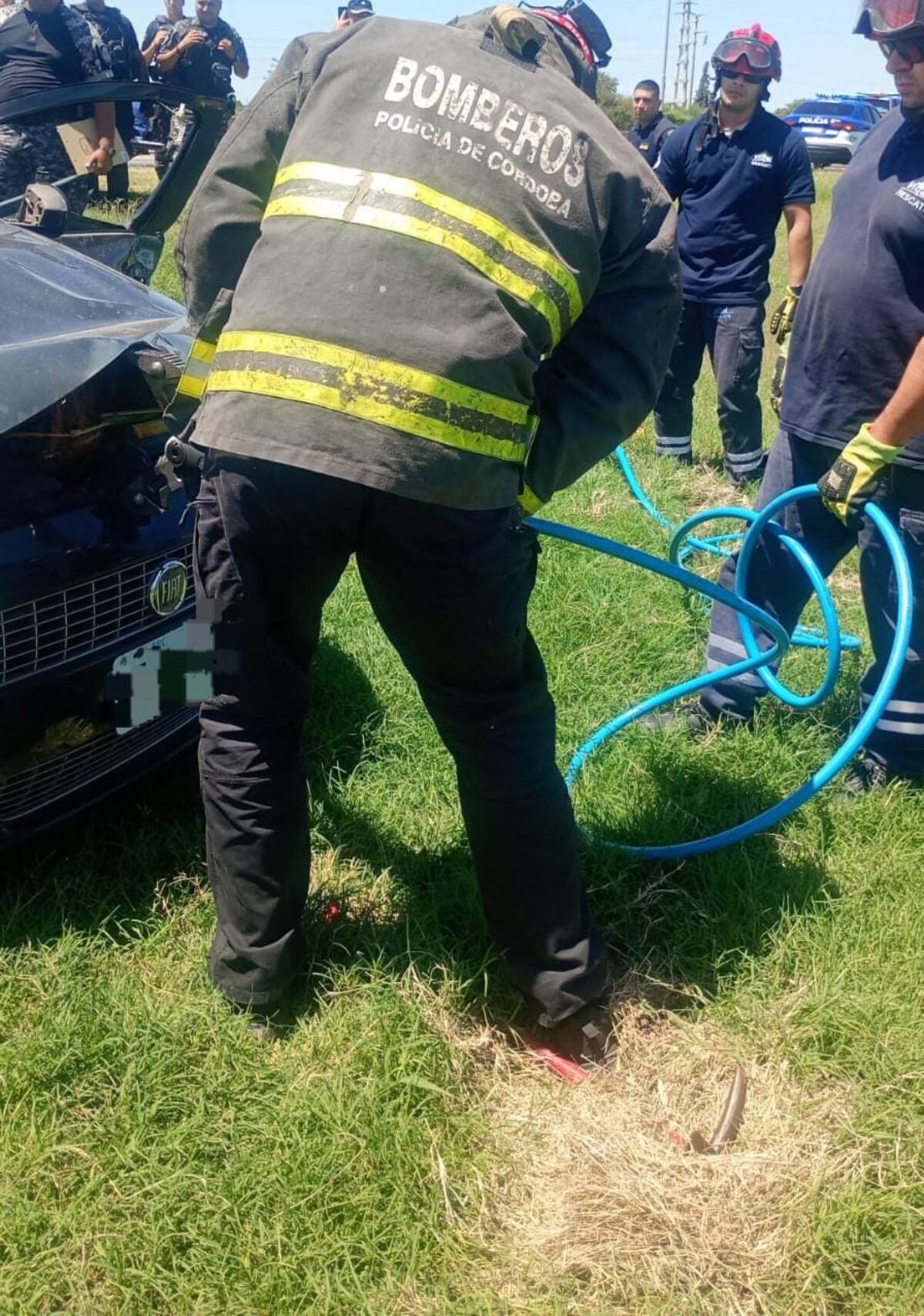 Córdoba: un hombre de 63 años perdió la vida tras despistarse con su auto en la ruta. (Policía)