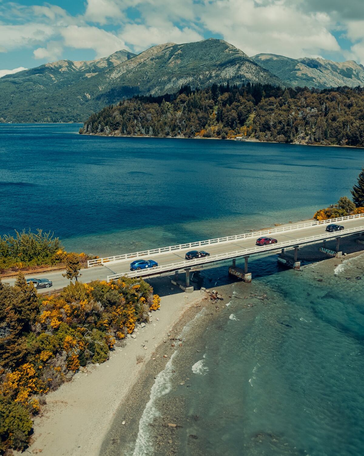 Ferrari y su imponente travesía por la Patagonia argentina. (Ferrari)