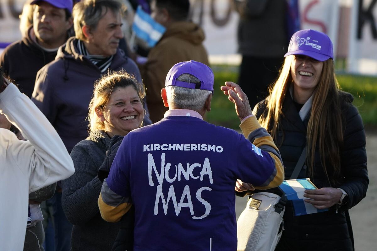 Moreno. El cierre de campaña de La Libertad Avanza con la participación de Javier Milei. (Gentileza Clarín)
