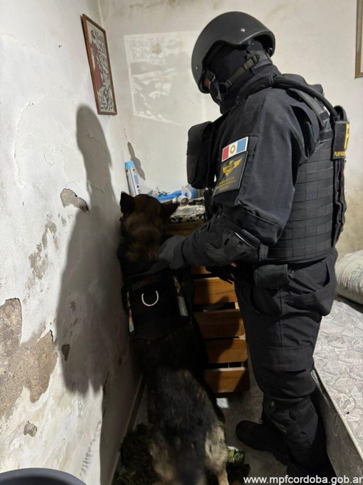 Operativo en Córdoba. Un hombre detenido por delivery de cocaína y marihuana. (MPF)