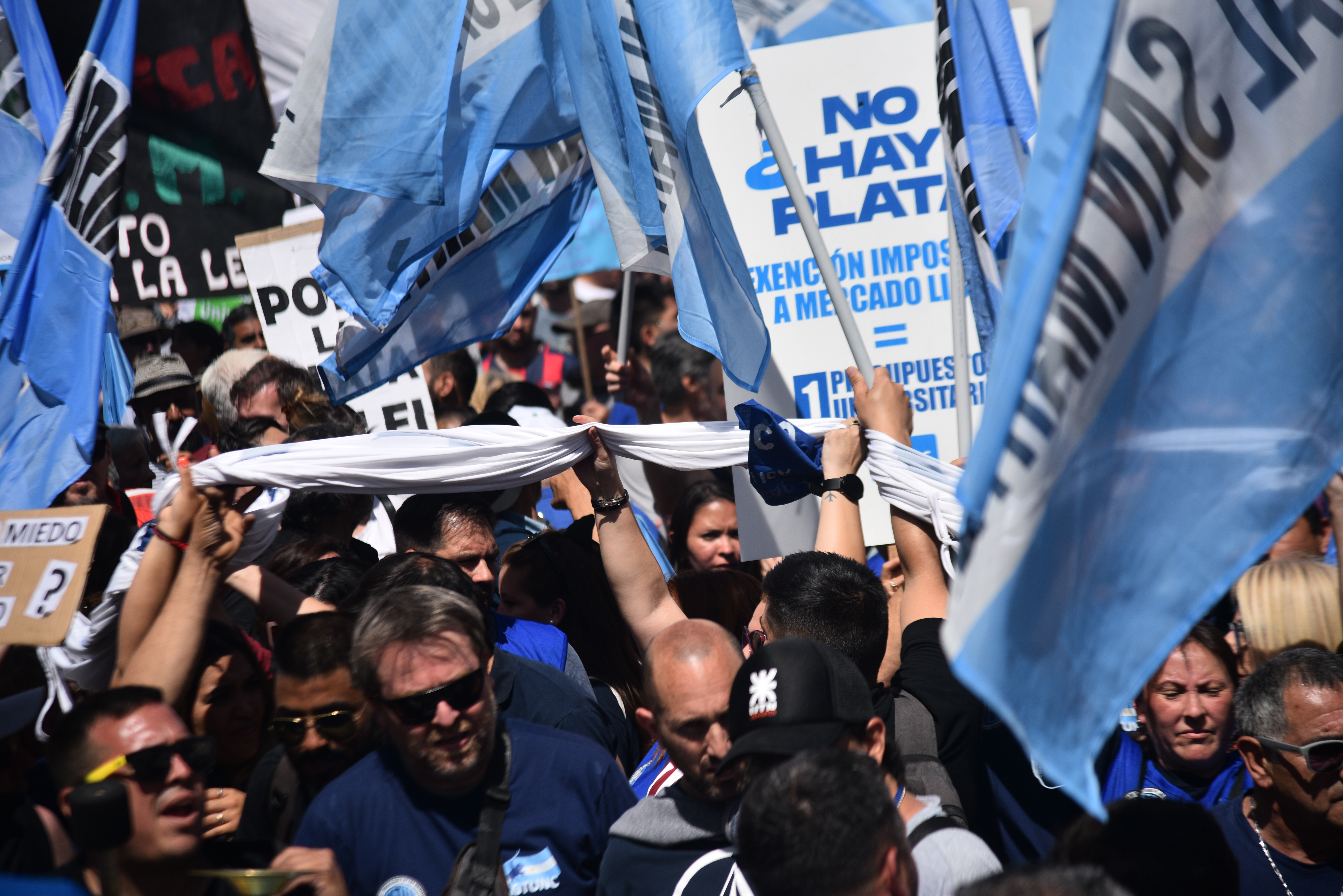 Los docentes de las universidades nacionales paran este martes. (Pedro Castillo / La Voz)