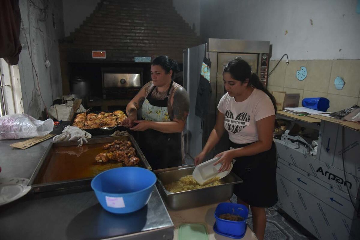Situación de los comedores y merenderos de Córdoba. Comedor y merendero La Botellita, de barrio Maldonado. (Facundo Luque/La Voz)