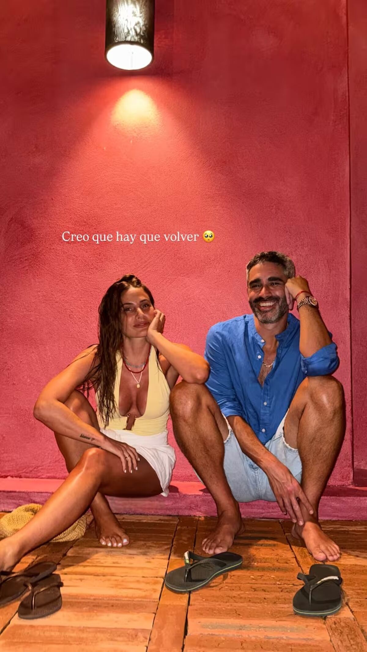 Las vacaciones de Tefi Russo y El Pollo Álvarez.