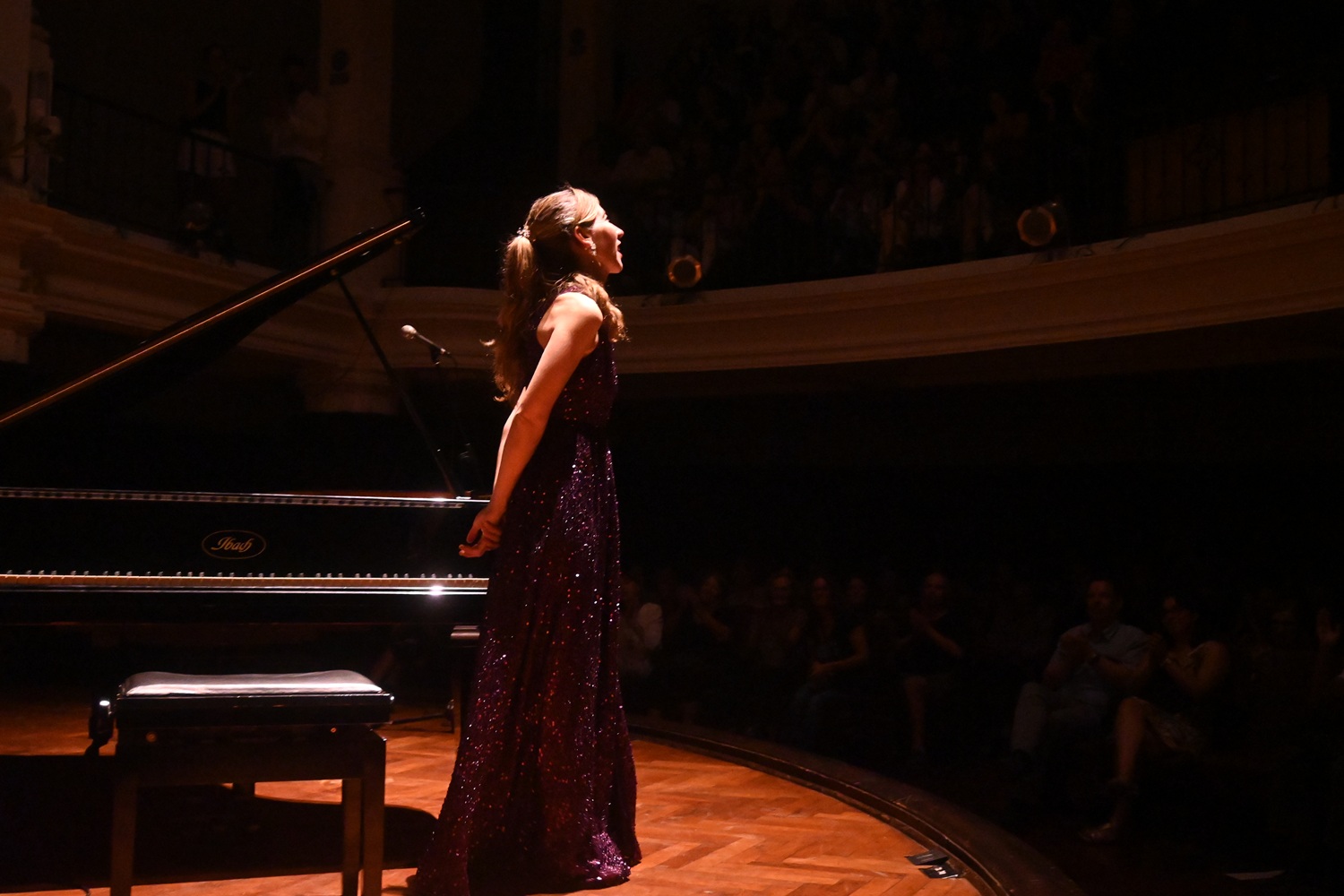 La pianista se presentó en Córdoba en 2024 y vuelve este año con algunas sorpresas. (Prensa Julieta Iglesias).