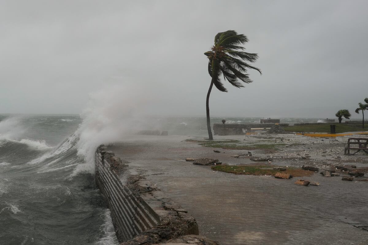 Melissa ya tocó tierra en Jamaica como huracán de categoría 5. (AP)