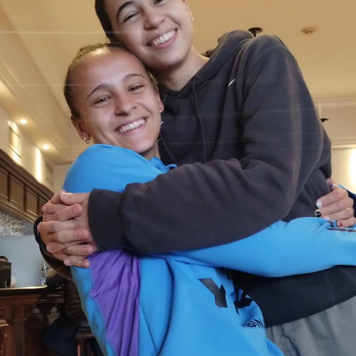 Así vive el Mundial Paulina Gramaglia y toda su familia. (Gentileza).