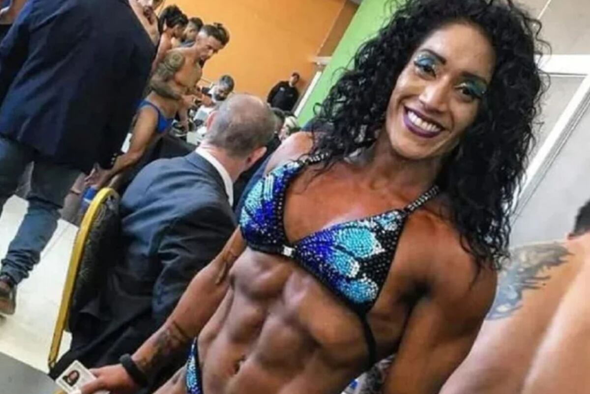 Johana Colla. La mujer murió tras participar de un campeonato de fisicoculturismo.