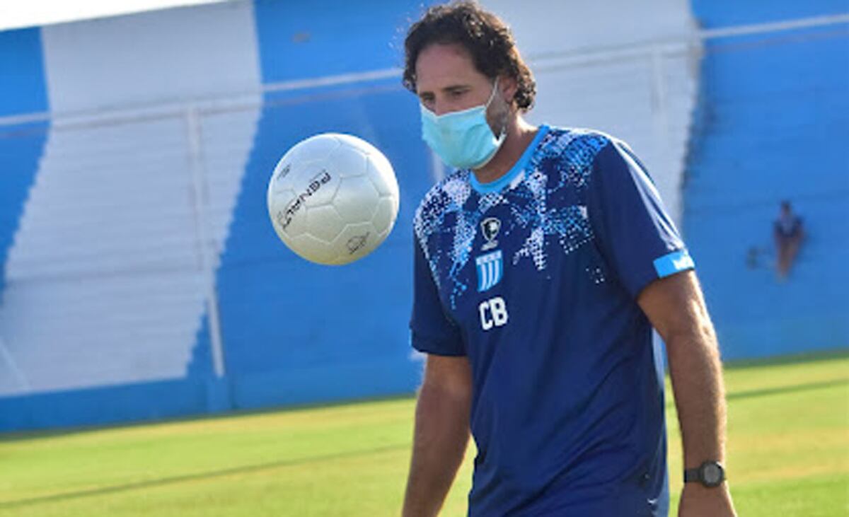 Bossio ya puso la mira en el partido del domingo ante Sportivo Belgrano en San Francisco (Foto: Prensa Racing).