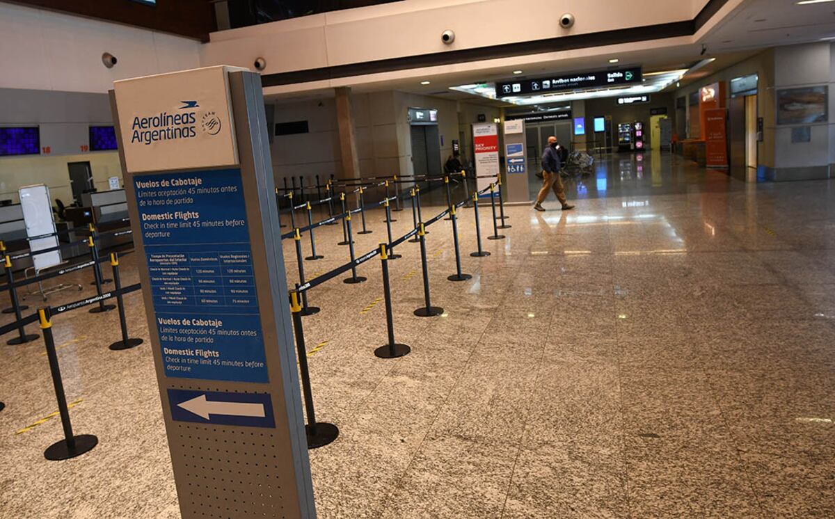 Vuelos cancelados durante la pandemia.