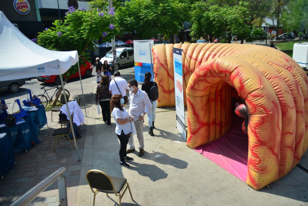 Hay asesoramiento de especialistas en el sitio. Salud busca concientizar sobre la importancia de la prevención. (Pedro Castillo/ La Voz)