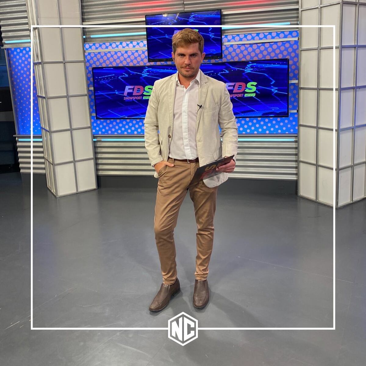 "Nacho" Castellano, periodista de Canal Showsport y Canal C. (Facebook Nacho Castellano).