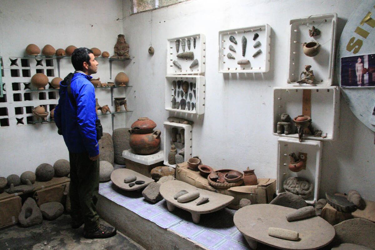 El museo de sitio en Barriles