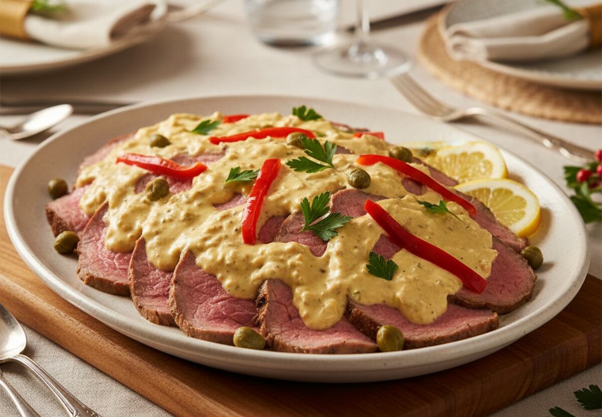 El vitel toné es uno de los platos más esperados en las mesas para las Fiestas.