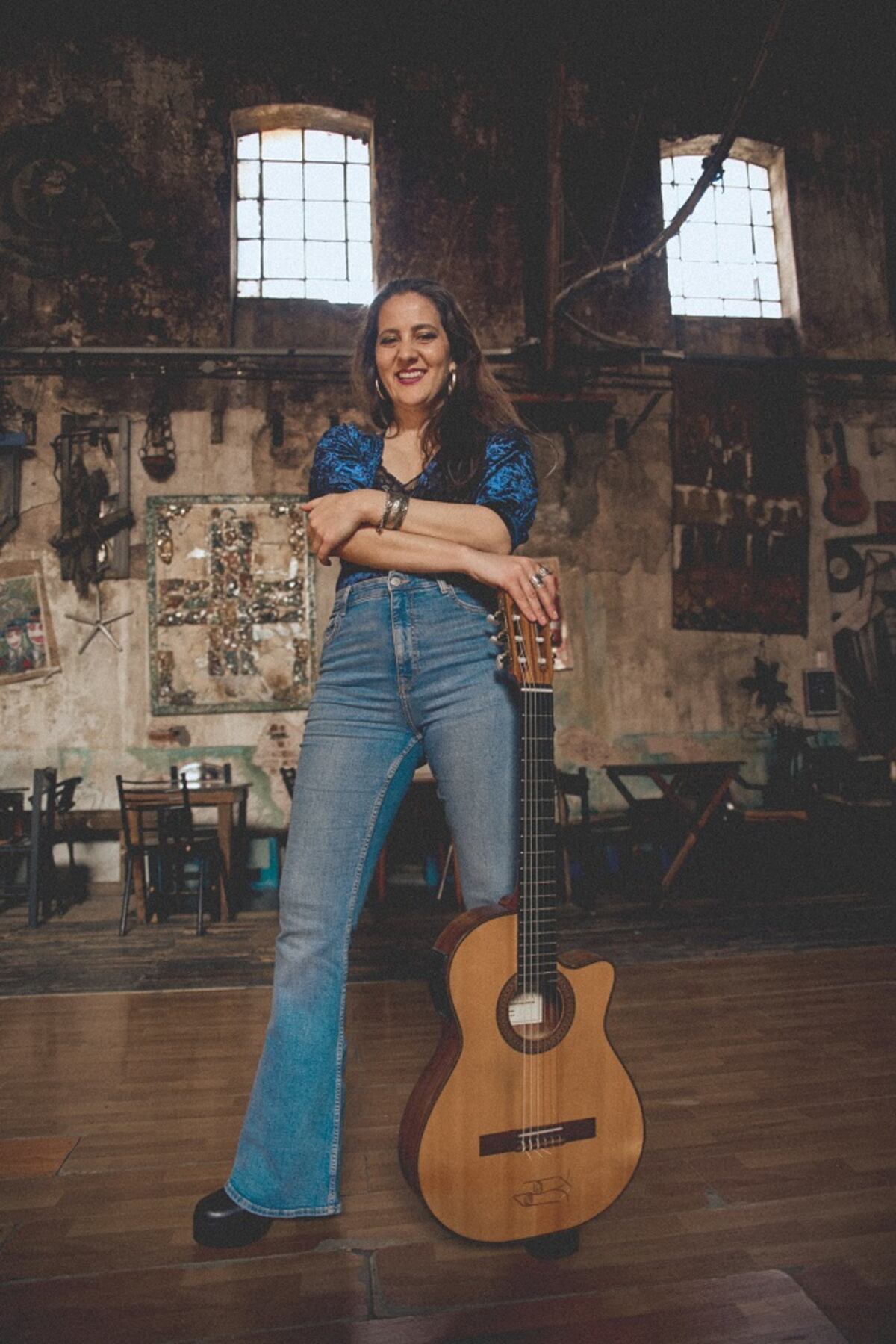 La cantautora propone el silencio y la quietud como elementos claves en sus conciertos. (Prensa Noelia Recalde).
