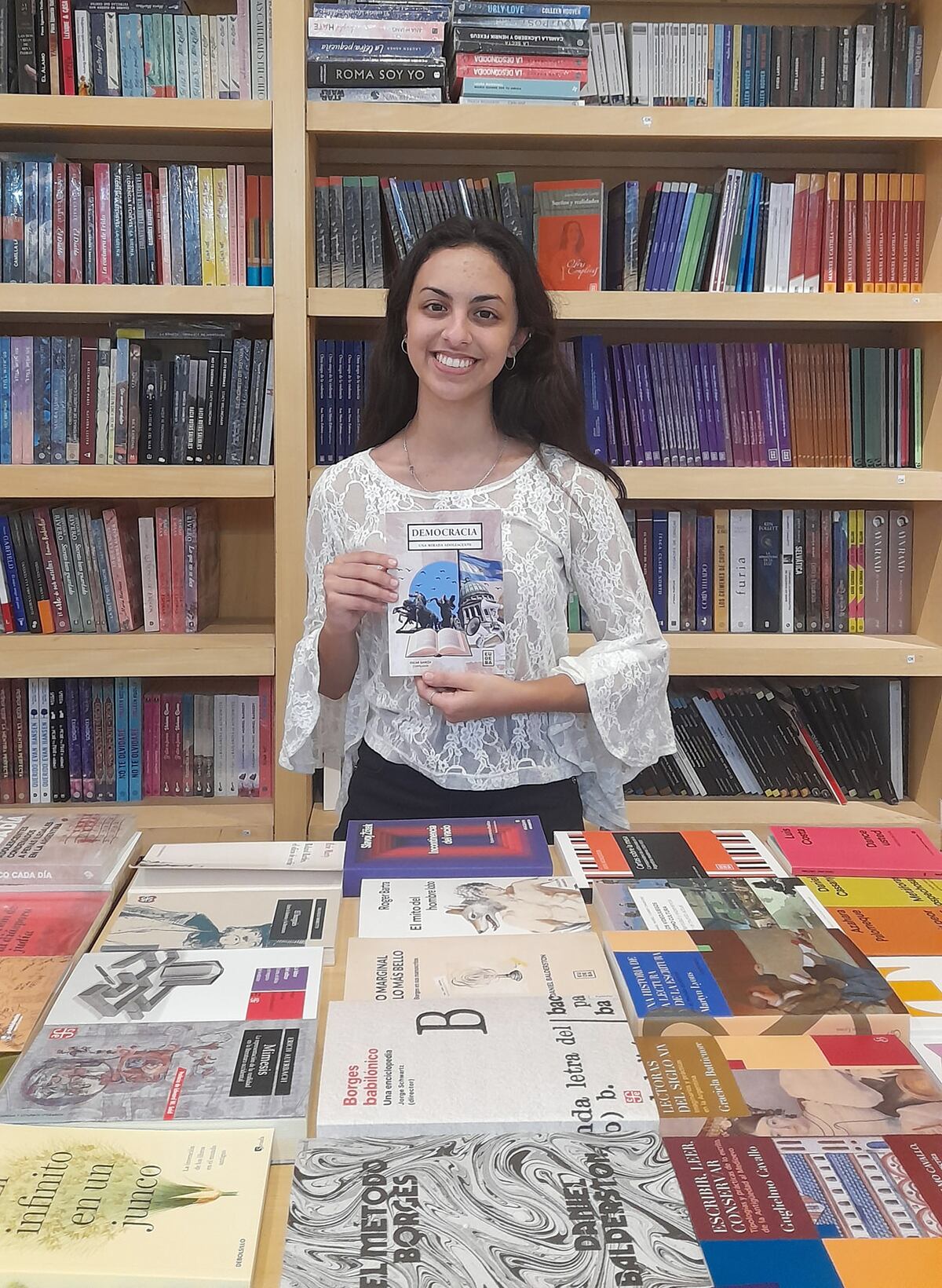 Martina Bahiana Basgall Sequeira, estudiante de la Escuela Carlos Pellegrini.