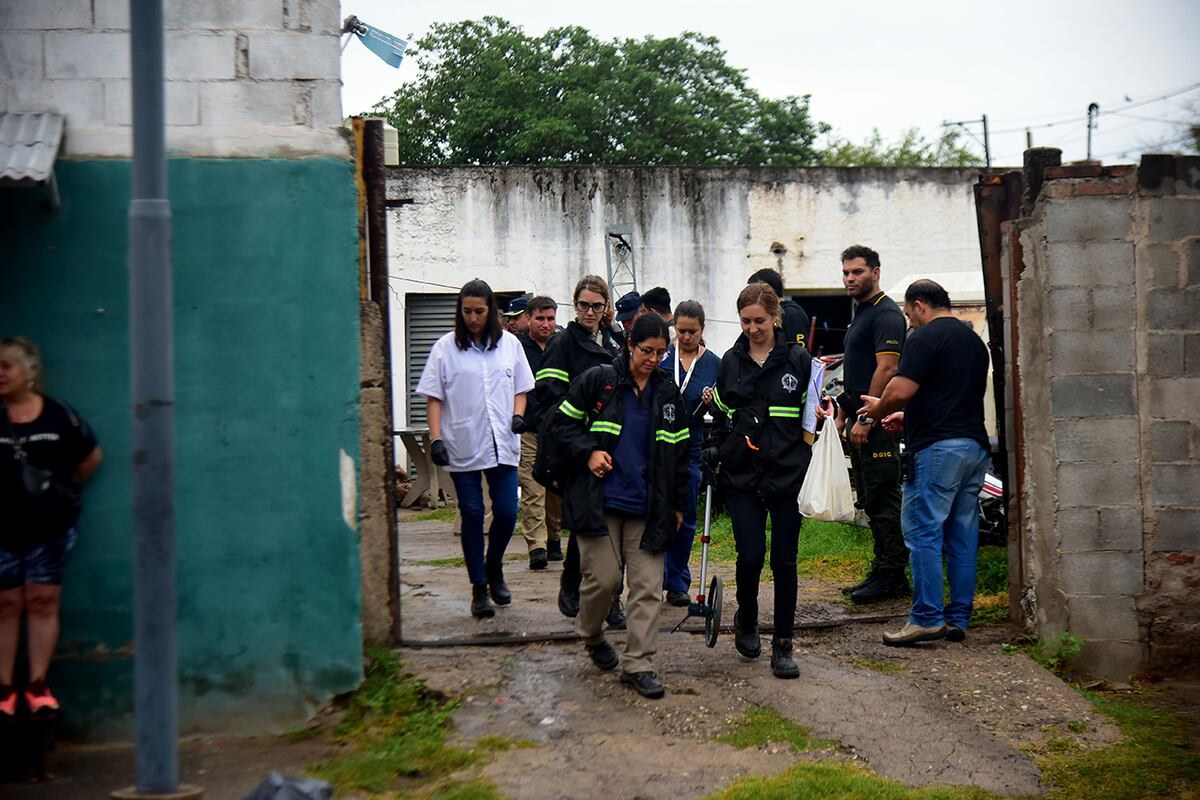 Investigan crimen de jubilado en barrio Ameghino Norte, de la ciudad de Córdoba. (Pedro Castillo / La Voz)