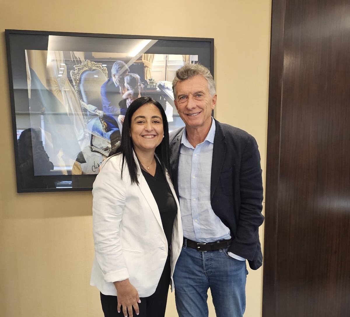 Soher El Sukaria estuvo esta semana con Macri.