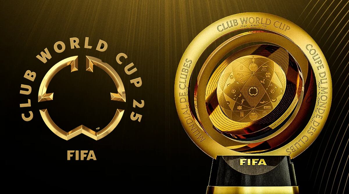 Así es el trofeo del Mundial de Clubes.