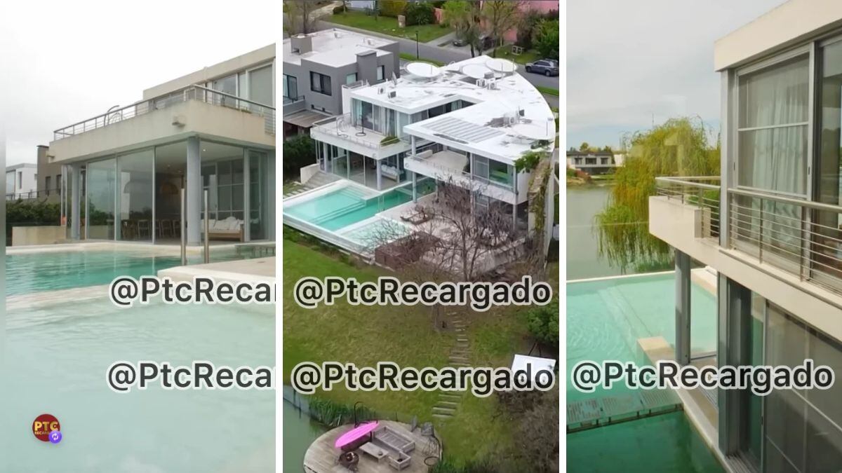 Esta lujosa casa fue adquirida cuando Wanda Nara y Maxi López aún estaban casados.
