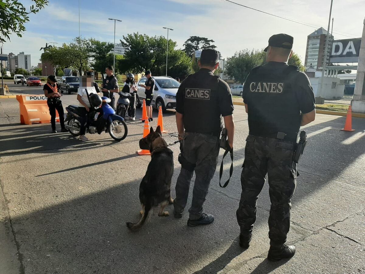 Río Cuarto. Megaoperativo desplegado el martes en la capital alterna (Policía).