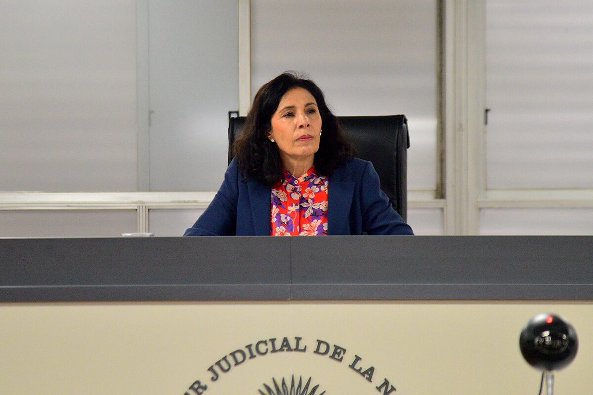 Jueza. La presidenta del tribunal, Cristina Giordano, supo conducir a los testigos durante un difícil momento. (Pedro Castillo / La Voz)