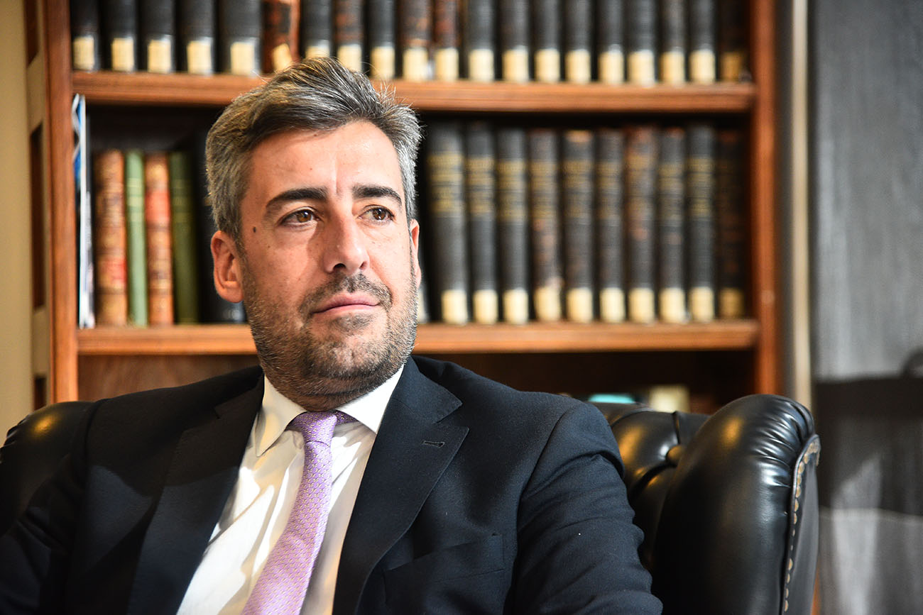Ignacio Segura - presidente del Colegio de Abogados. Foto Pedro Castillo