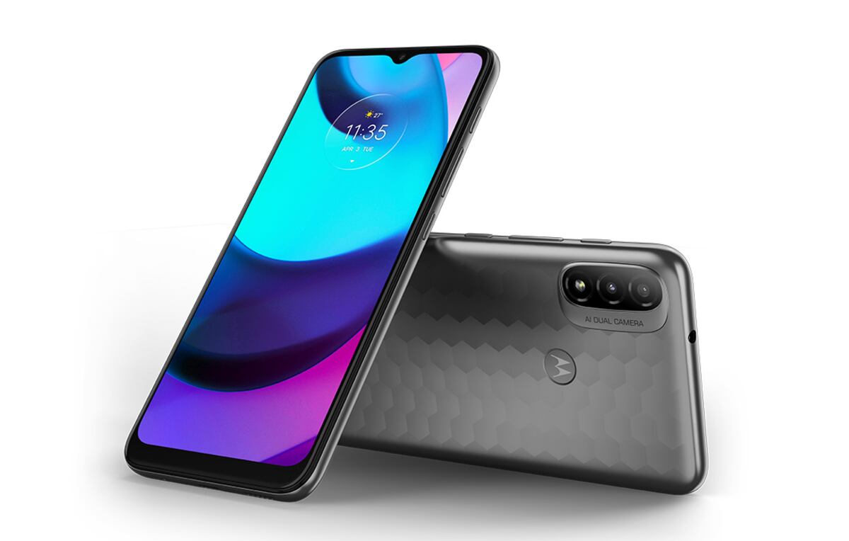 El moto e20 muestra interesantes características atento a su precio.