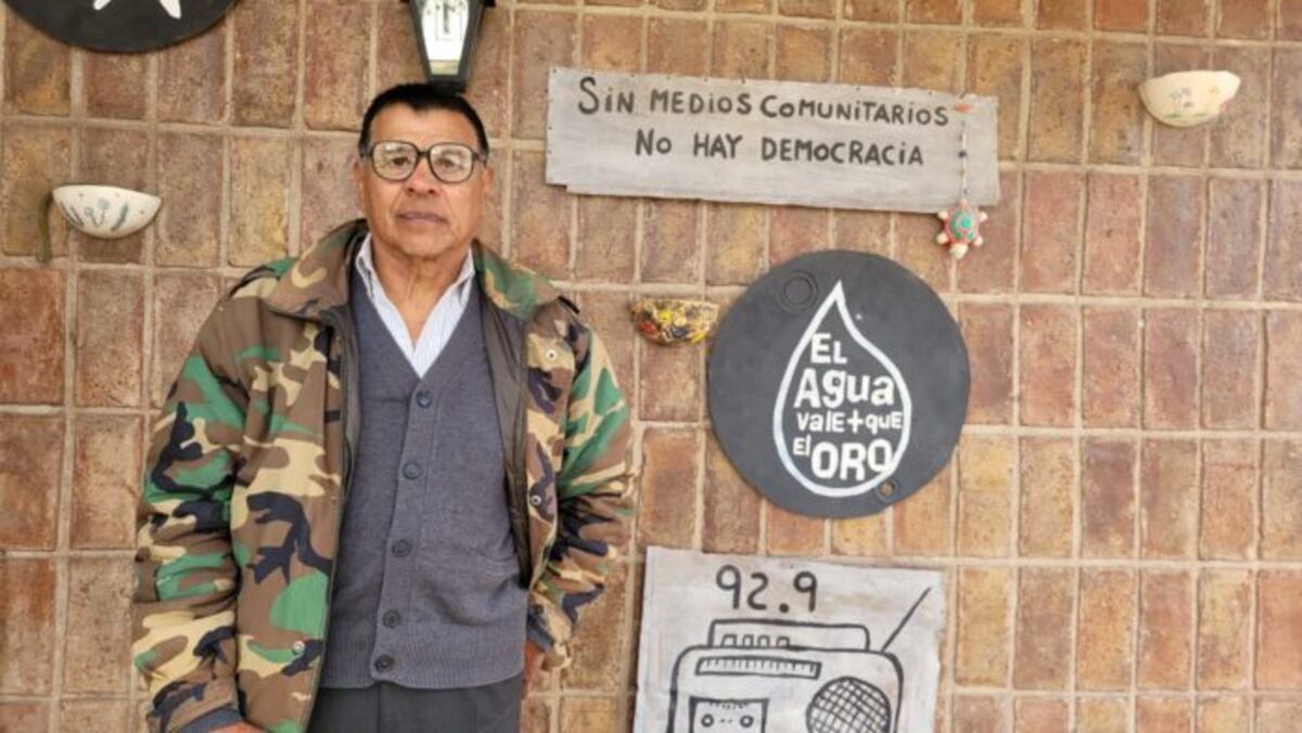 Héctor Andrada, postulante del Partido Humanista (Gentileza Tortuga)