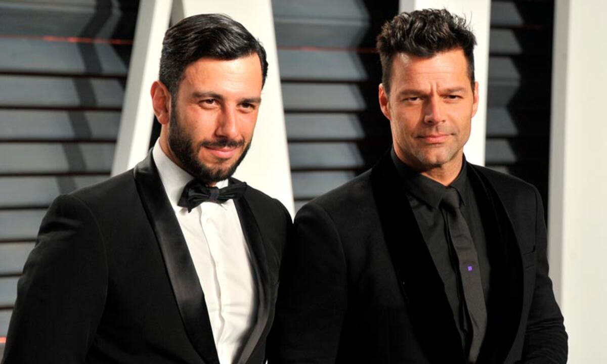 Ricky Martin y Jwan Josef. 