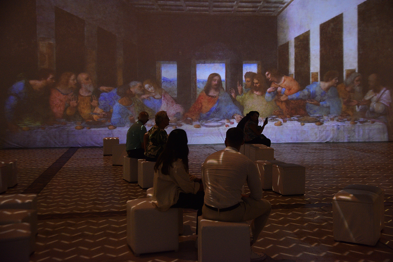 Muestra inmersiva de Leonardo Da Vinci Foto Pedro Castillo