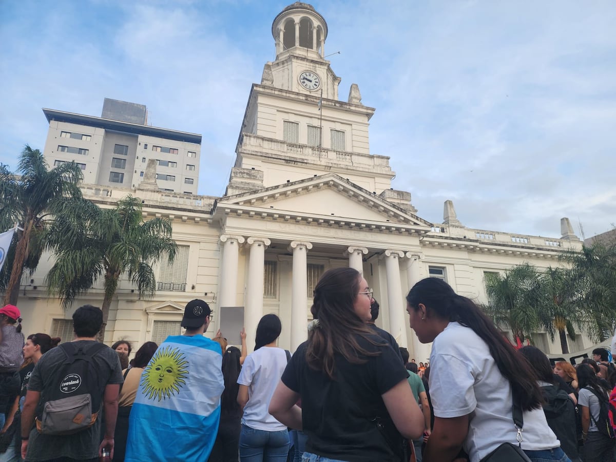 La movilización universitaria en Río Cuarto (La Voz)