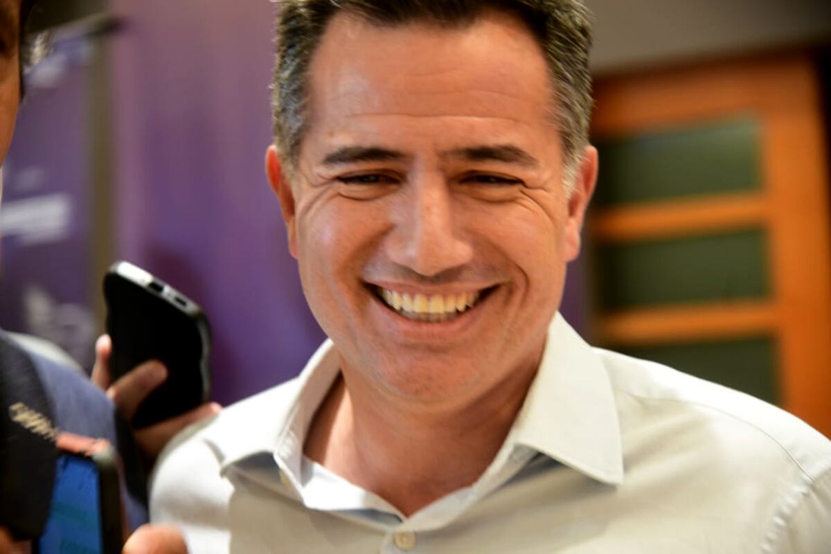 Elecciones Legislativas 2025. Gabriel Bornoroni en el búnker de La Libertad Avanza. (Javier Ferreya / La Voz)