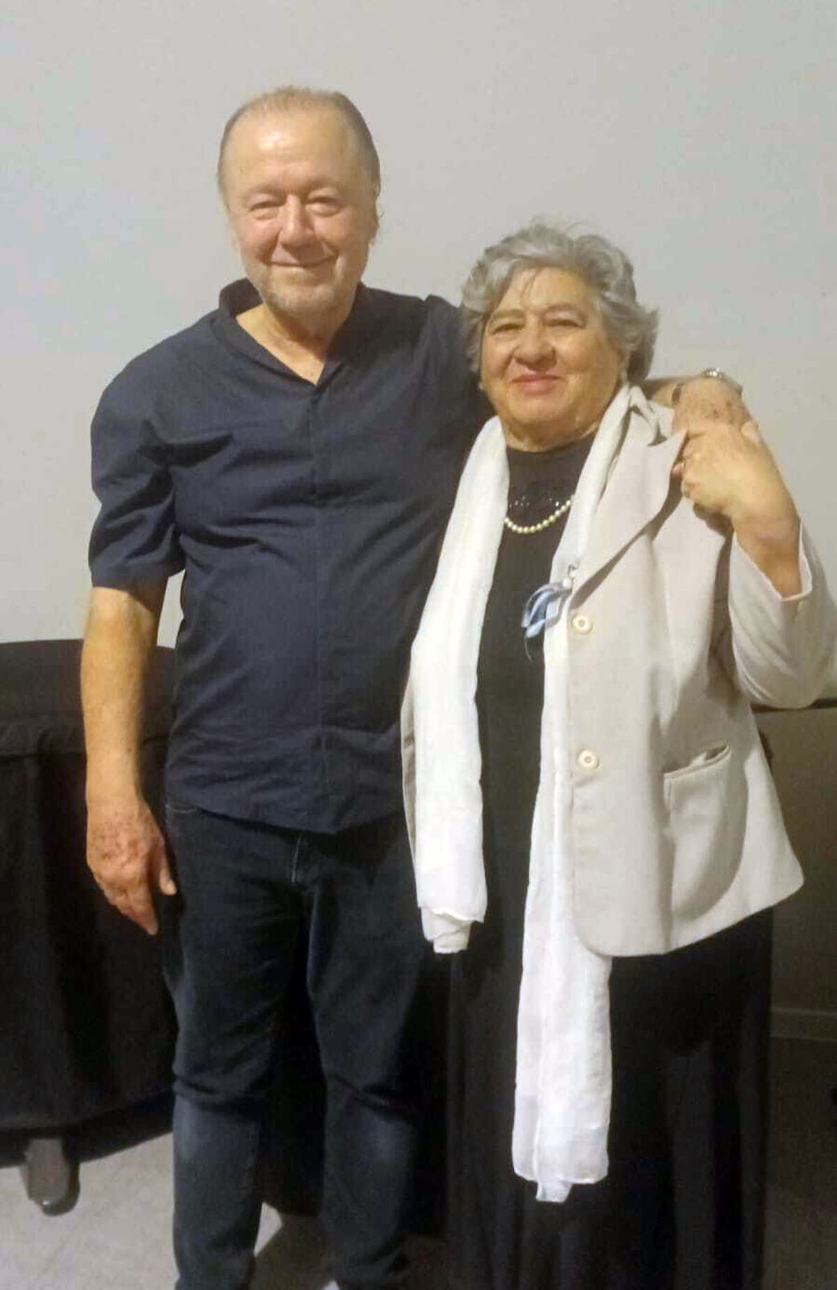 Luchadora. El director de cine Enrique Pyñeiro invitó varias veces a Mirtha a las audiencias en Buenos Aires. (La Voz)