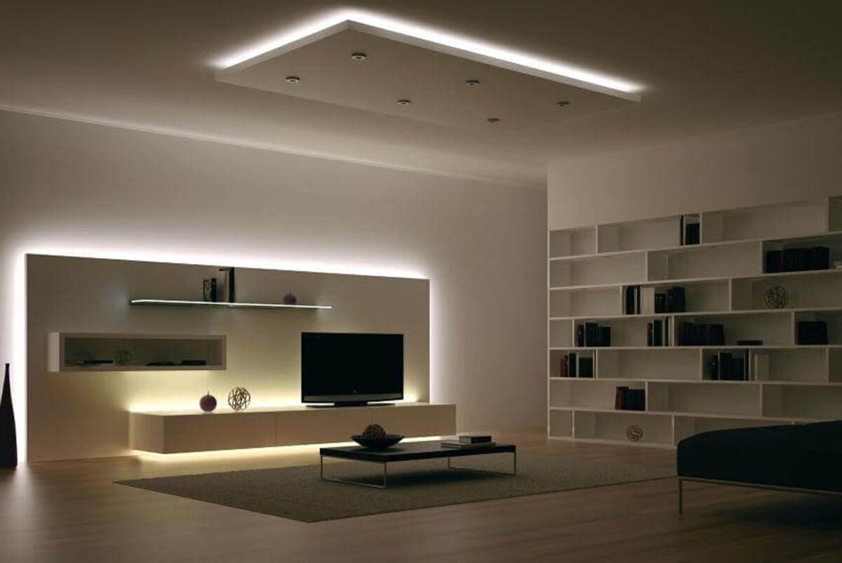 Las tiras LED son una hermosa forma de complementar la iluminación de los ambientes. Foto: Años luz / Grupo Edisur