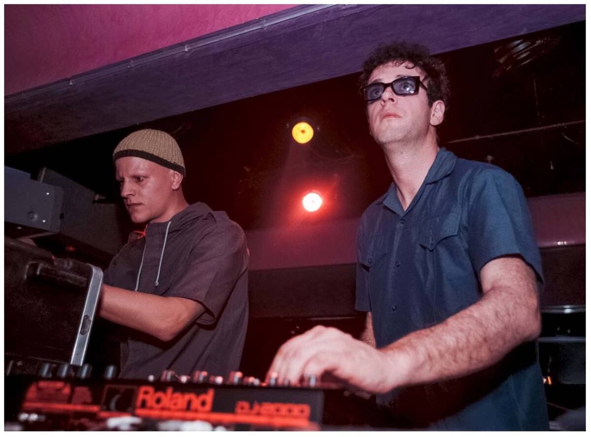 Flavio Etcheto junto a Gustavo Cerati. Foto: Gonzalo González